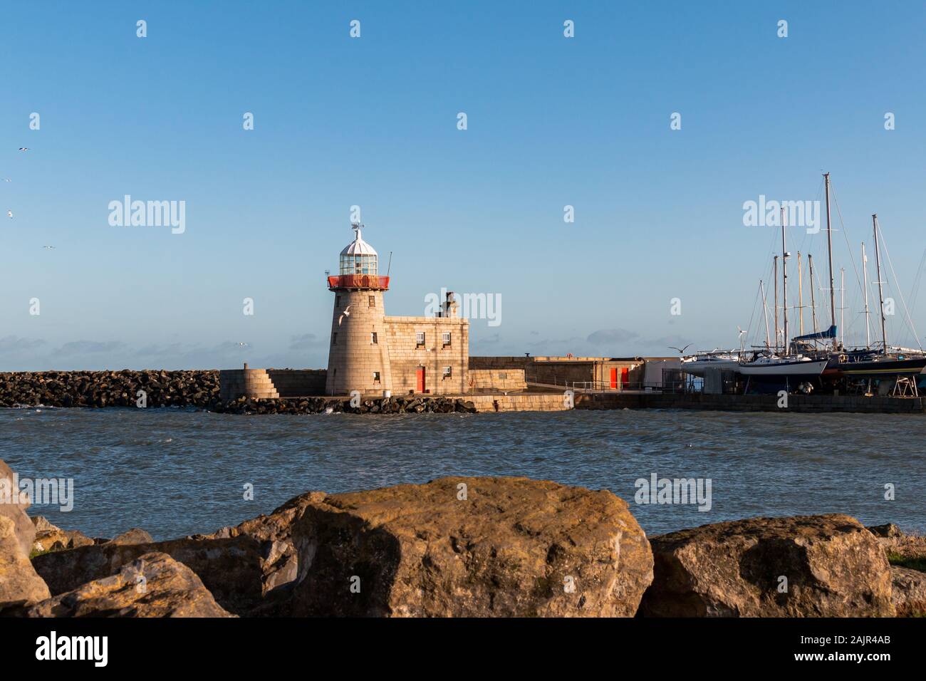 Phare du port de howth howth Banque de photographies et d’images à ...