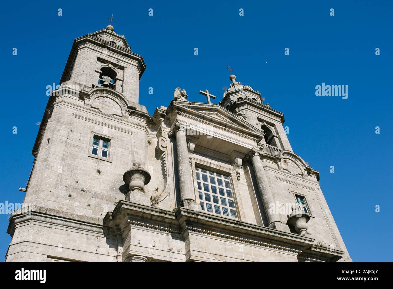 Église Saint Francisco. Santiago de Compostela. Espagne Banque D'Images