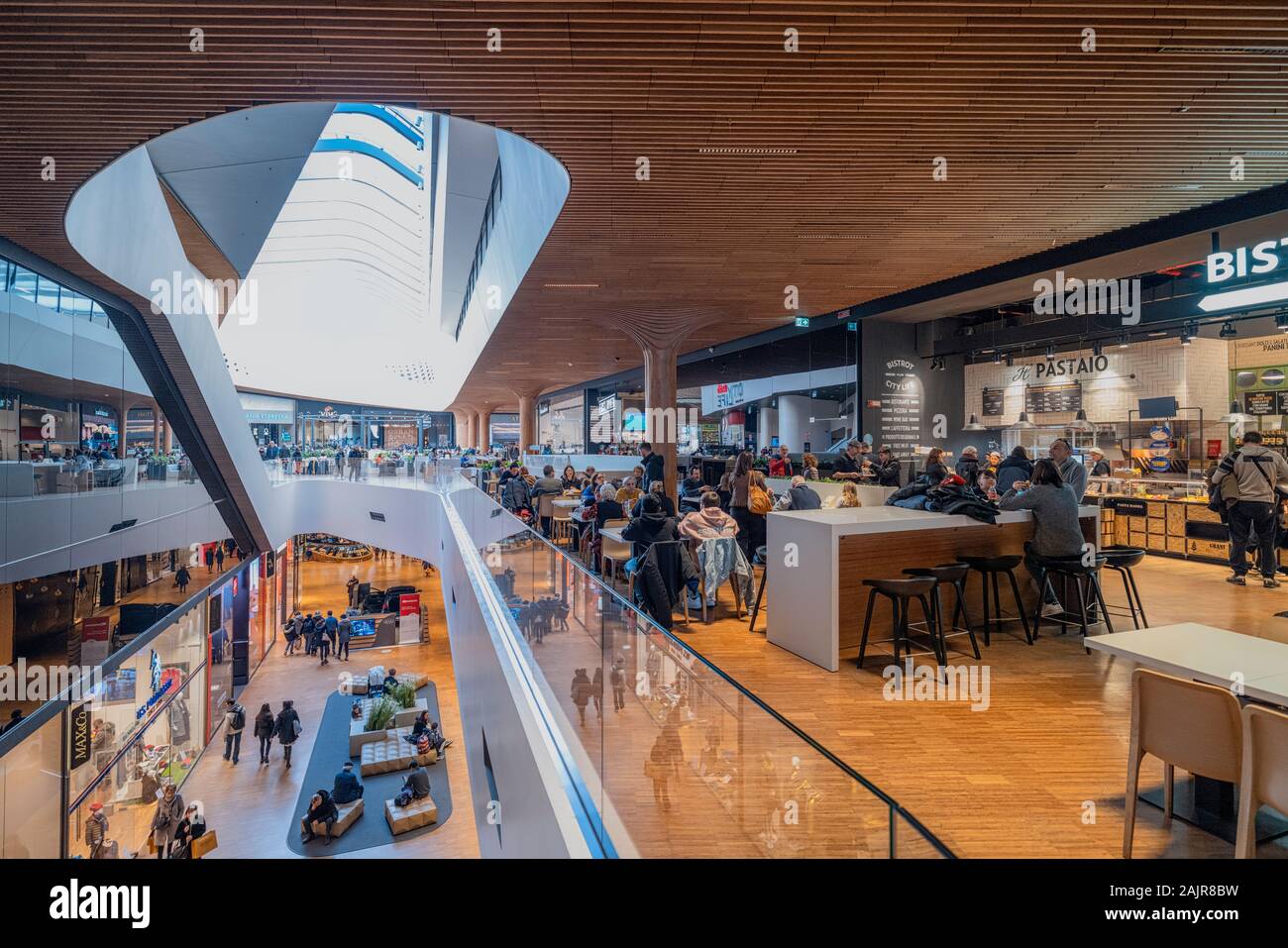 Milan Italie. Le quartier commerçant de Citylife Banque D'Images