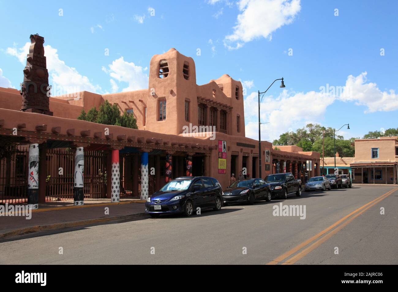 Musée d'Arts autochtones contemporains, Santa Fe, New Mexico, USA Banque D'Images