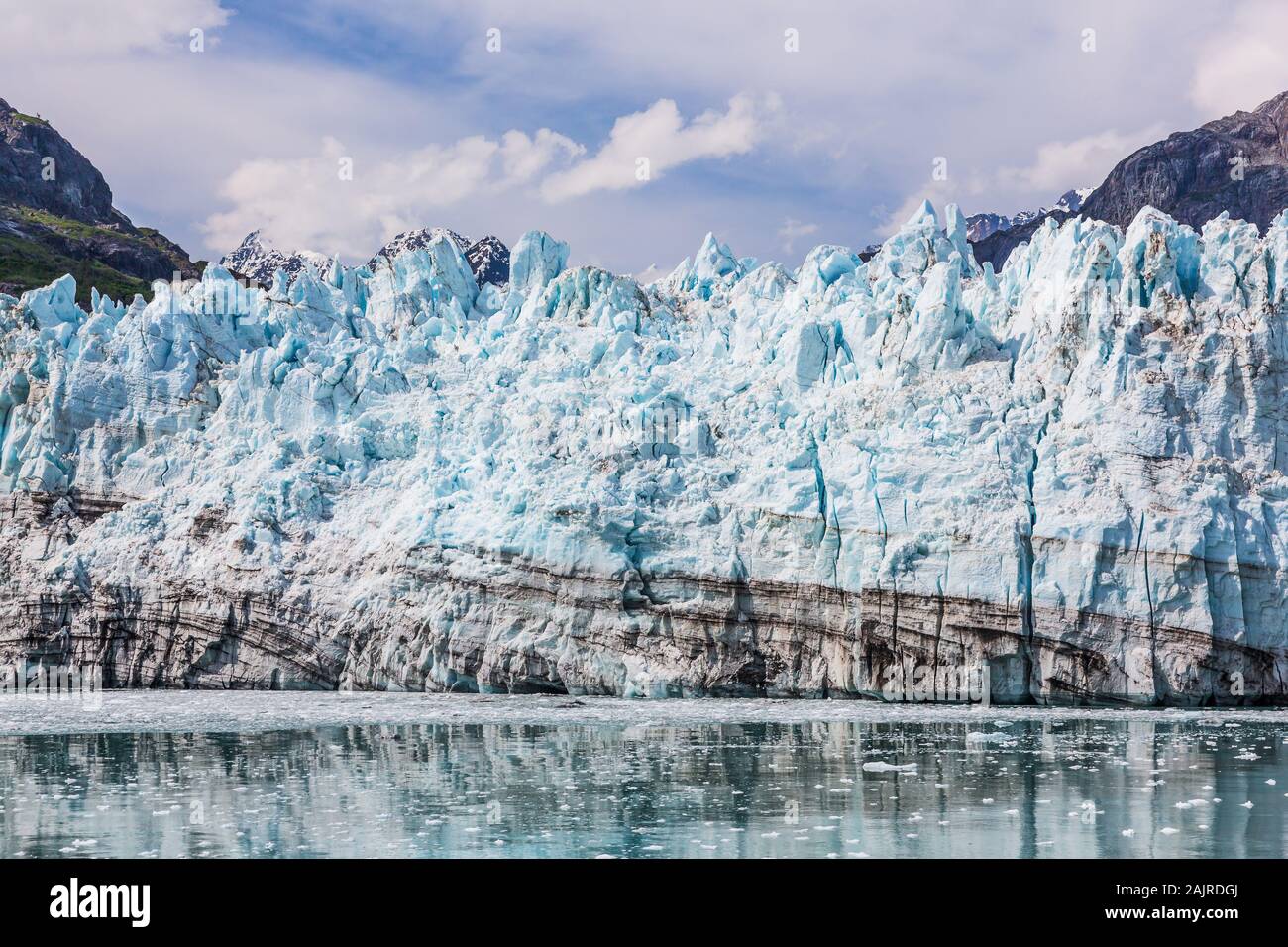 De l'Alaska. Margerie glacier dans le parc national Glacier Bay. Banque D'Images