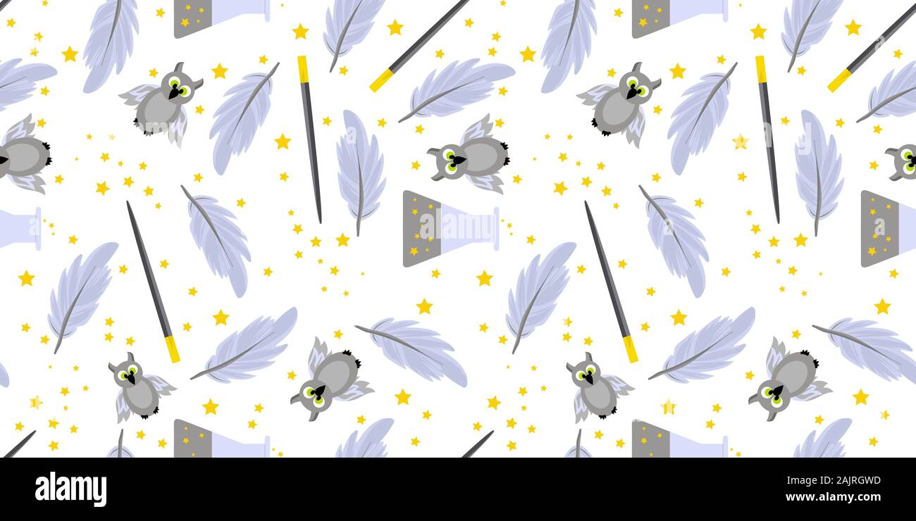 Magie sans motif. Magic Snitch, balai volant et Potion chaudron