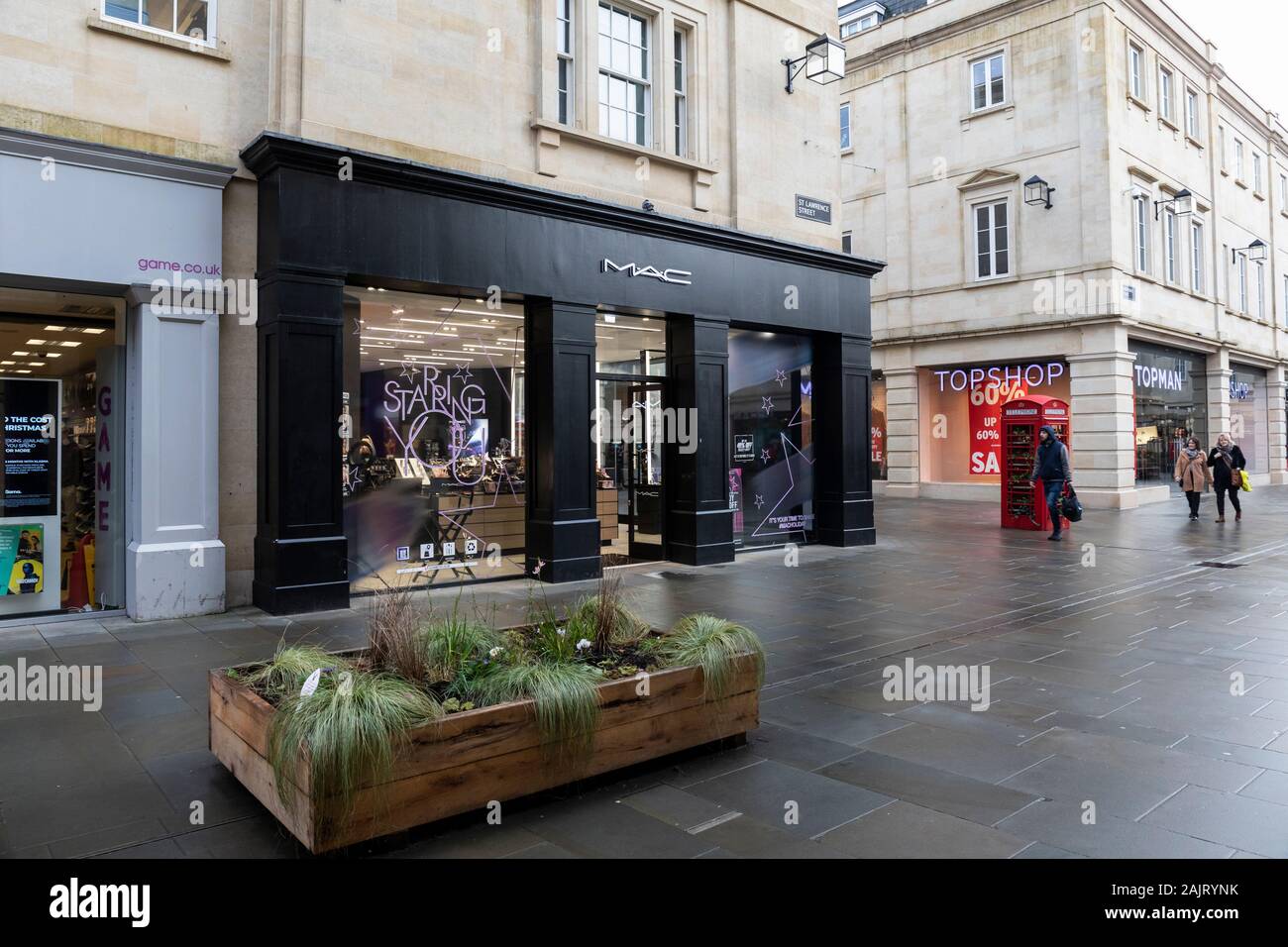 MAC Cosmetics, Southgate Centre commercial, Bath, Somerset, Angleterre Banque D'Images