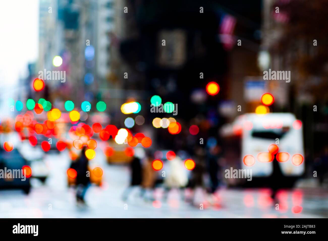 Abstract City Scene New York Banque D'Images