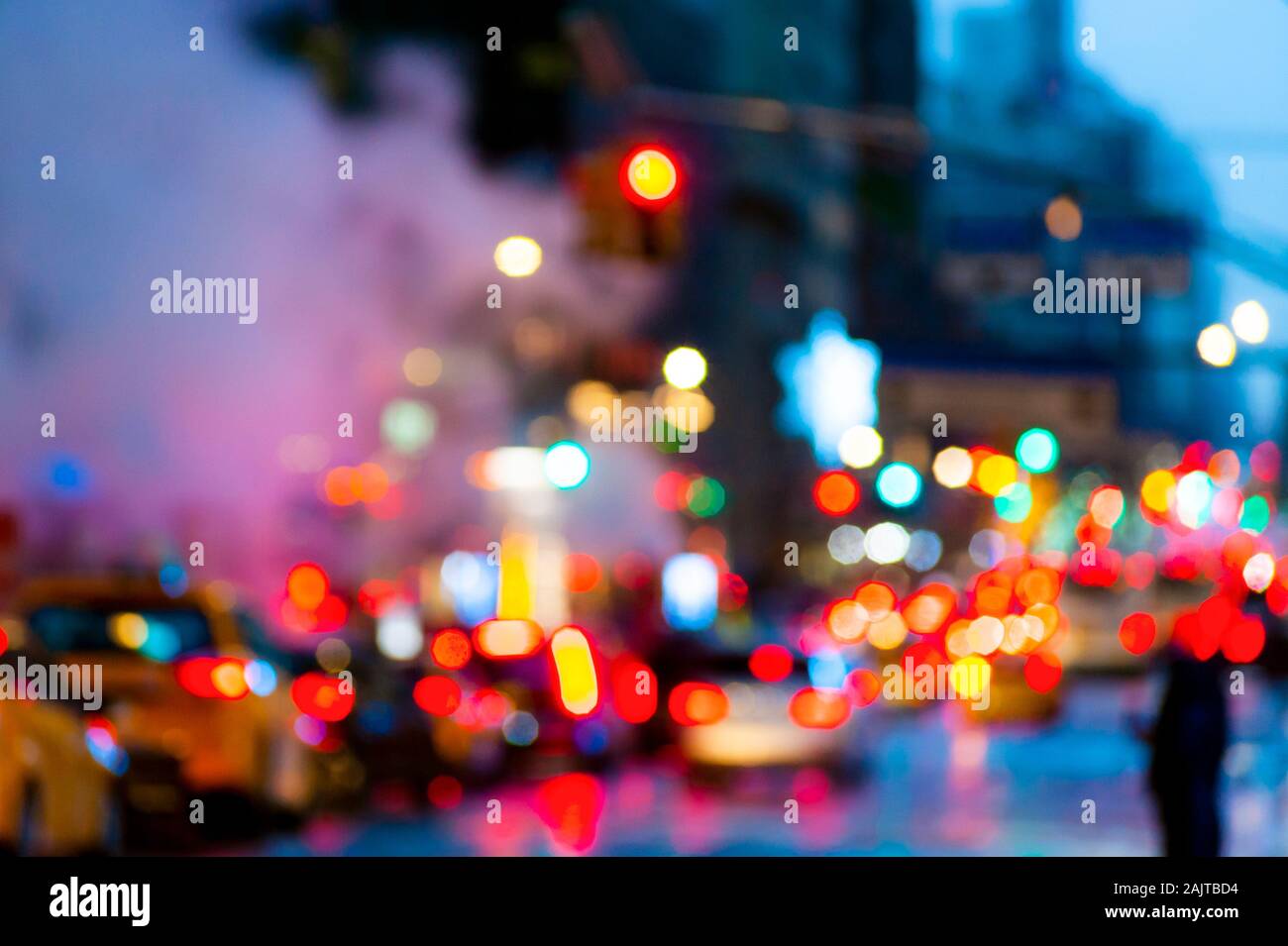 Abstract City Scene New York Banque D'Images