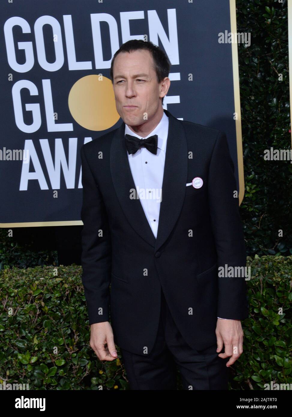 Los Angeles, États-Unis. 05Th Jan, 2020. Tobias Menzies assiste à la 77e Golden Globe Awards annuels, honorant le meilleur dans le domaine du cinéma et de la télévision américaine de 2020 à l'hôtel Beverly Hilton à Beverly Hills, Californie le Dimanche, Janvier 5, 2020. Photo par Jim Ruymen/UPI UPI : Crédit/Alamy Live News Banque D'Images