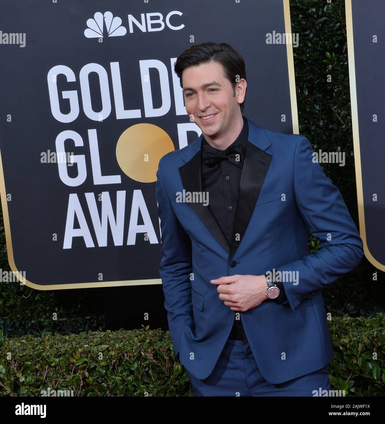 Los Angeles, États-Unis. 05Th Jan, 2020. Nicholas Braun assiste à la 77e Golden Globe Awards annuels, honorant le meilleur dans le domaine du cinéma et de la télévision américaine de 2020 à l'hôtel Beverly Hilton à Beverly Hills, Californie le Dimanche, Janvier 5, 2020. Photo par Jim Ruymen/UPI UPI : Crédit/Alamy Live News Banque D'Images