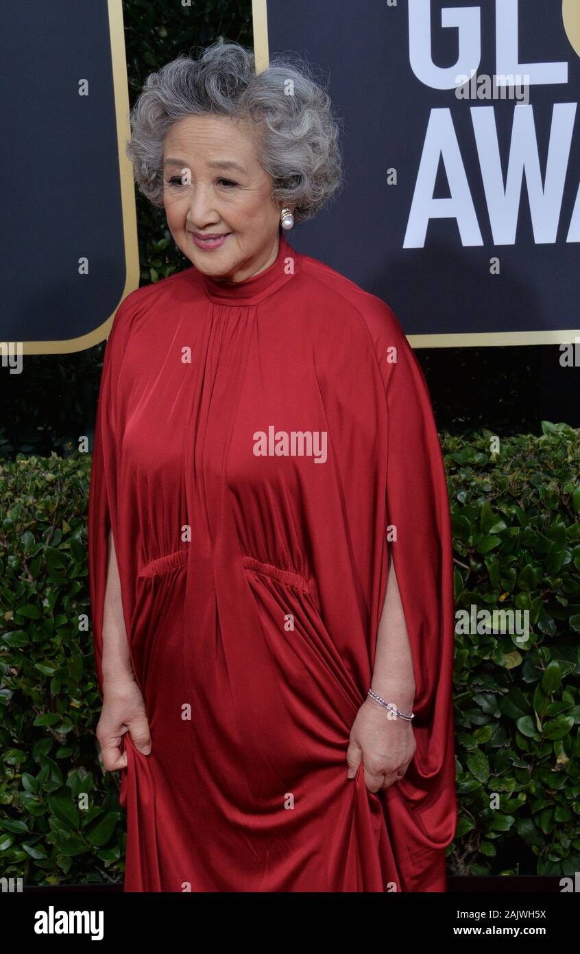 Los Angeles, États-Unis. 05Th Jan, 2020. Zhao Shuzhen assiste à la 77e Golden Globe Awards annuels, honorant le meilleur dans le domaine du cinéma et de la télévision américaine de 2020 à l'hôtel Beverly Hilton à Beverly Hills, Californie le Dimanche, Janvier 5, 2020. Photo par Jim Ruymen/UPI UPI : Crédit/Alamy Live News Banque D'Images