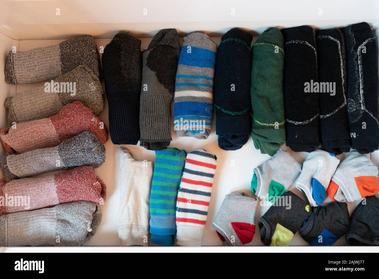 Tiroir à chaussettes Banque de photographies et d'images à haute résolution  - Alamy