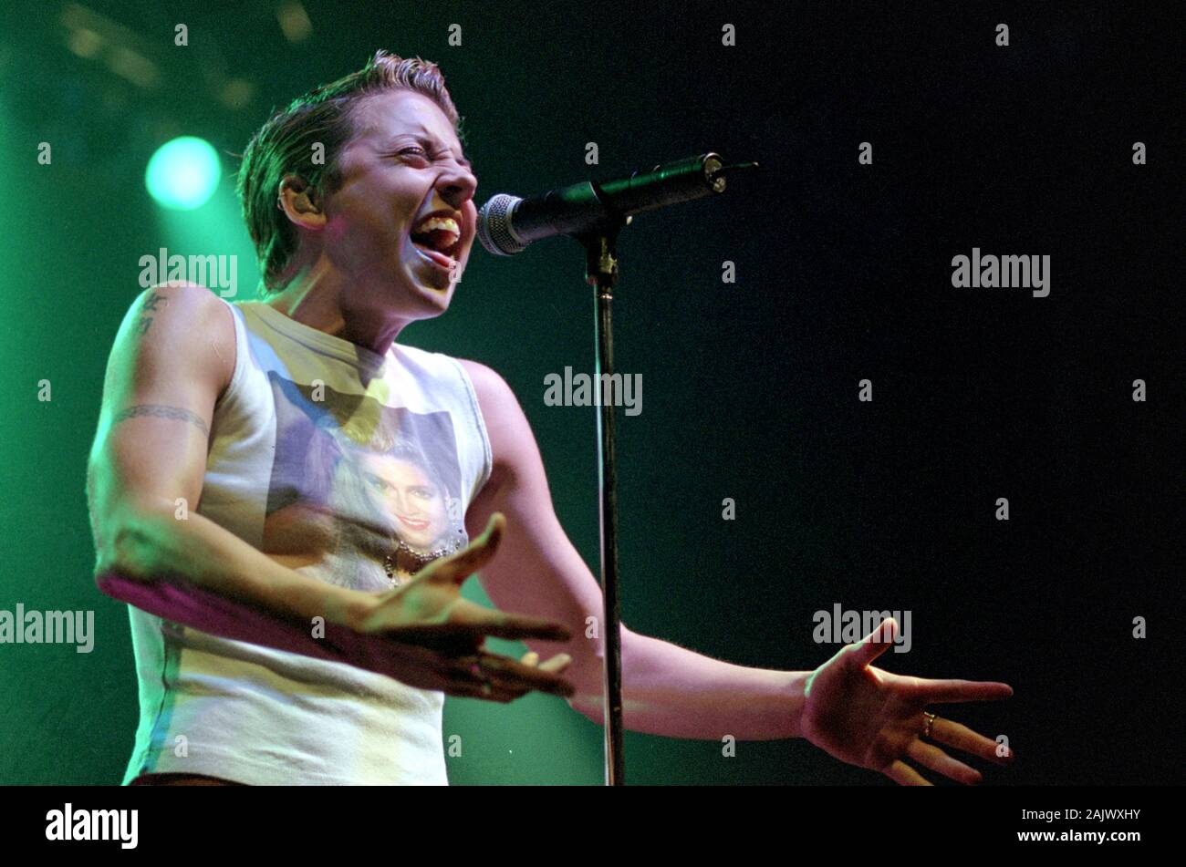 Italie Milan 22/10/1999 le concert live de Melanie C, World Tour à l'Alcatraz Banque D'Images Italie Milan 22/10/1999 le concert live de Melanie C, World Tour à l'Alcatraz Banque D'Images