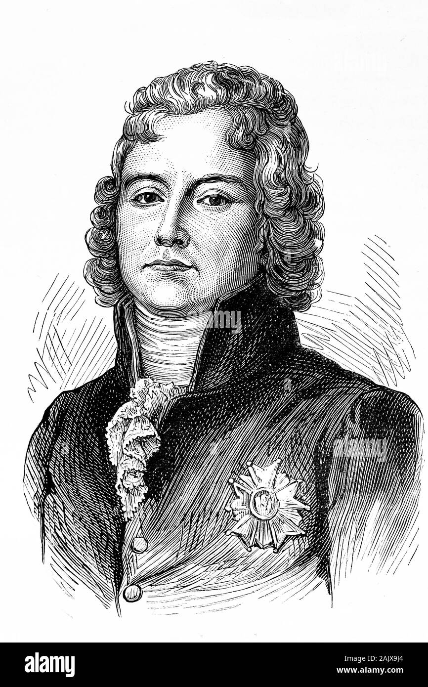 Charles Maurice de Talleyrand-Perigord. L'ambassadeur de France au Royaume-Uni.1st. Le Prince de Bénévent, puis 1er. Duc de Talleyrand. 1754-1838. Banque D'Images