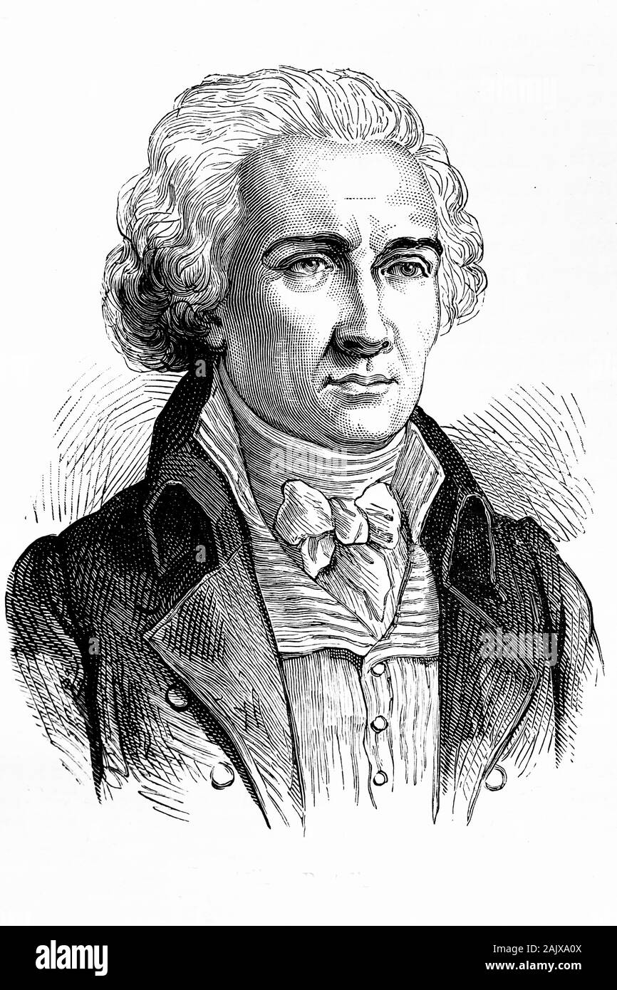 Jean-étienne-Marie Portalis. Juriste et homme politique français. 1746-1807. Illustration d'antiquités. 1890. Banque D'Images