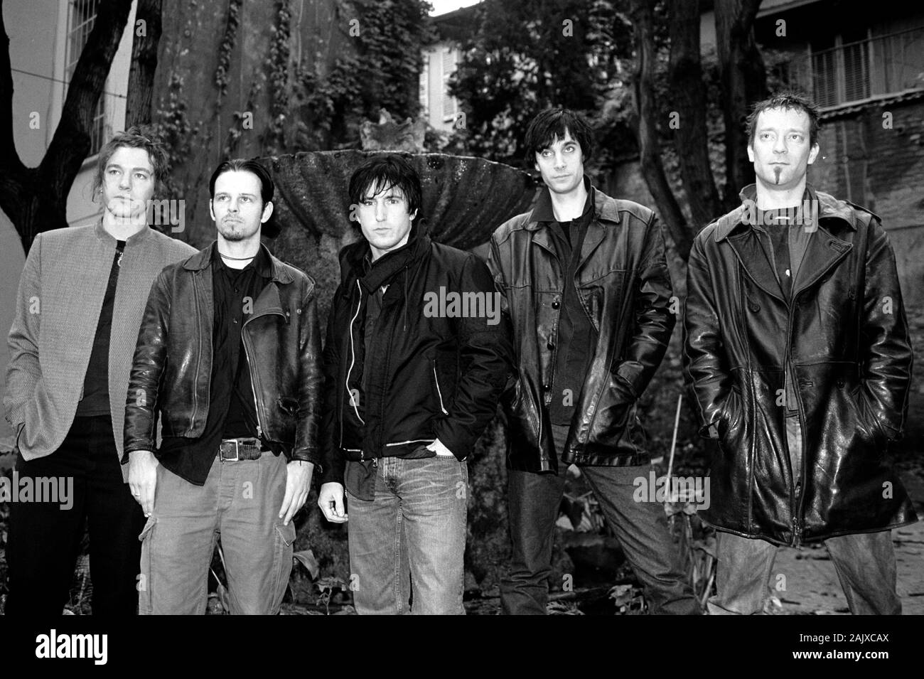 Italie Milan 16/11/1999, Nine Inch Nails Session photo avant la conférence de presse Banque D'Images