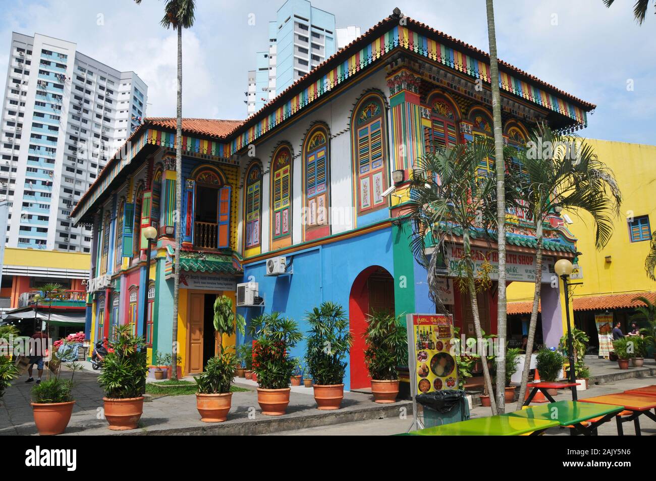 Autour de Singapour - Maison de Tan Teng - INAH Villa en chinois Banque D'Images
