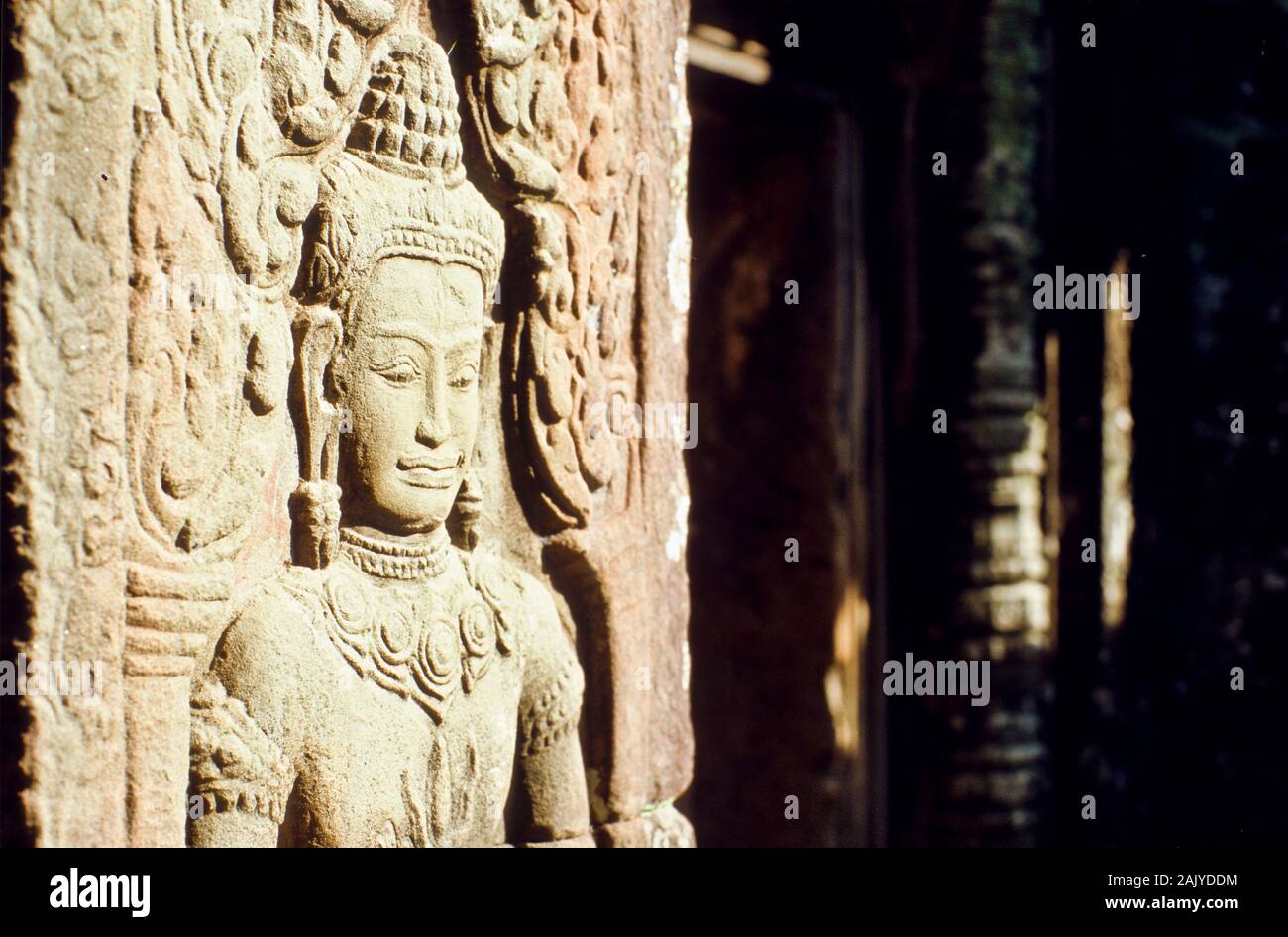 Ta Prom, rockcarvings fascinante Banque D'Images