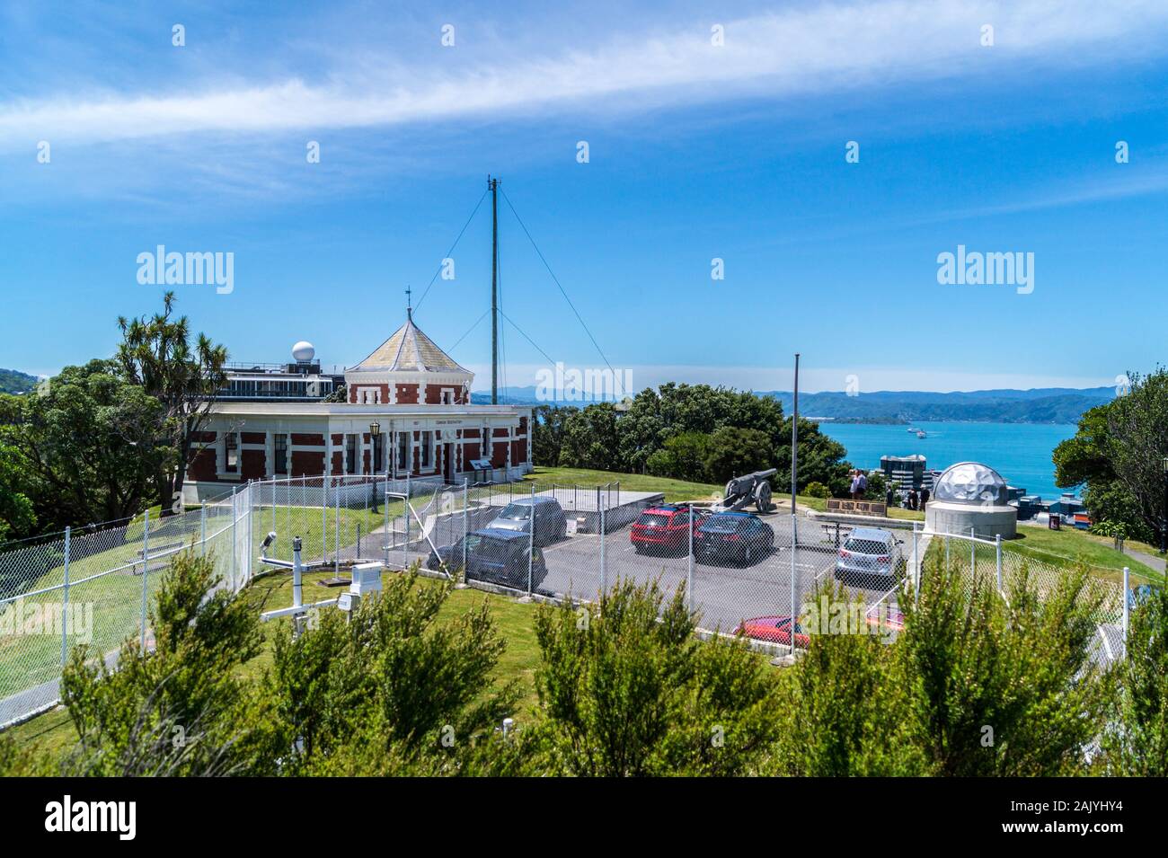 Observatoire fédéral, par John Campbell, 1907, style architectural baroque édouardien, jardin botanique, Wellington, Nouvelle-Zélande Banque D'Images