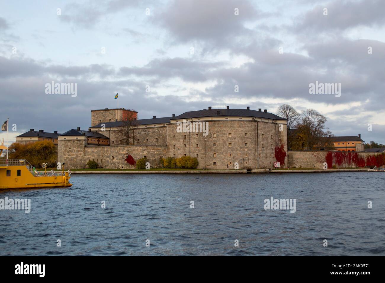 Kastellet, une ancienne forteresse dans l'archipel de Stockholm Banque D'Images