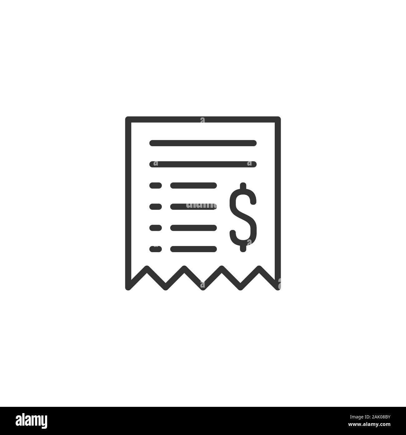 Icône de contrôle de l'argent en télévision style. Illustration vecteur de chéquier sur blanc fond isolé. Finances business concept. Illustration de Vecteur