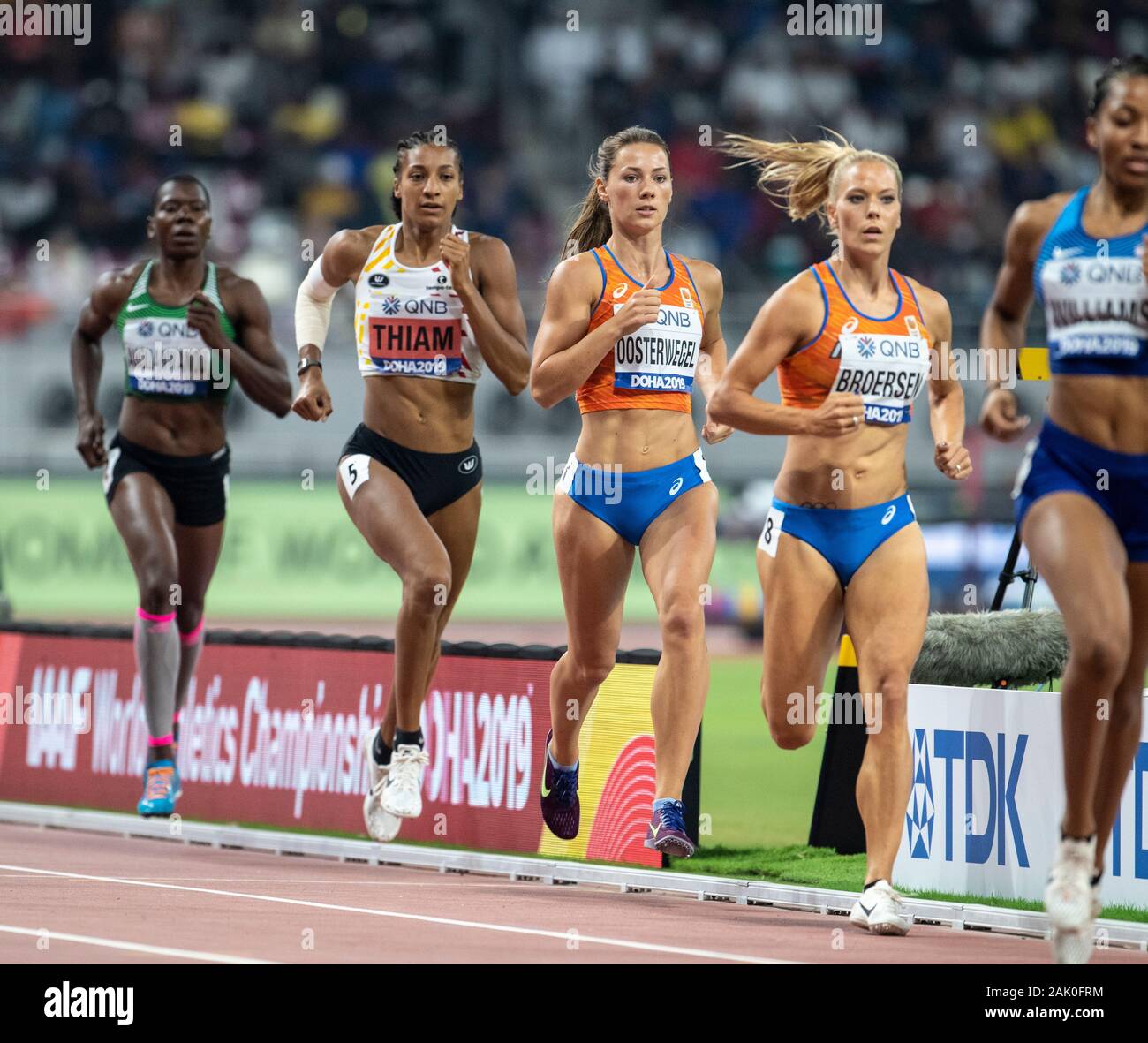DOHA QATAR OCT 3 Emma Oosterwegel et Nadine Broersen des PaysBas