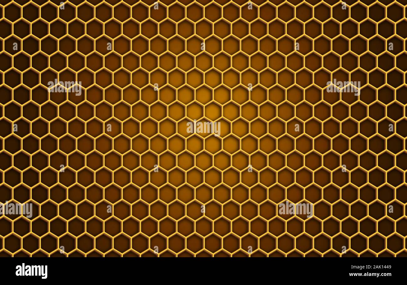 Motif Nid d transparente Design. Abstract Background Honeycomb. Banque D'Images