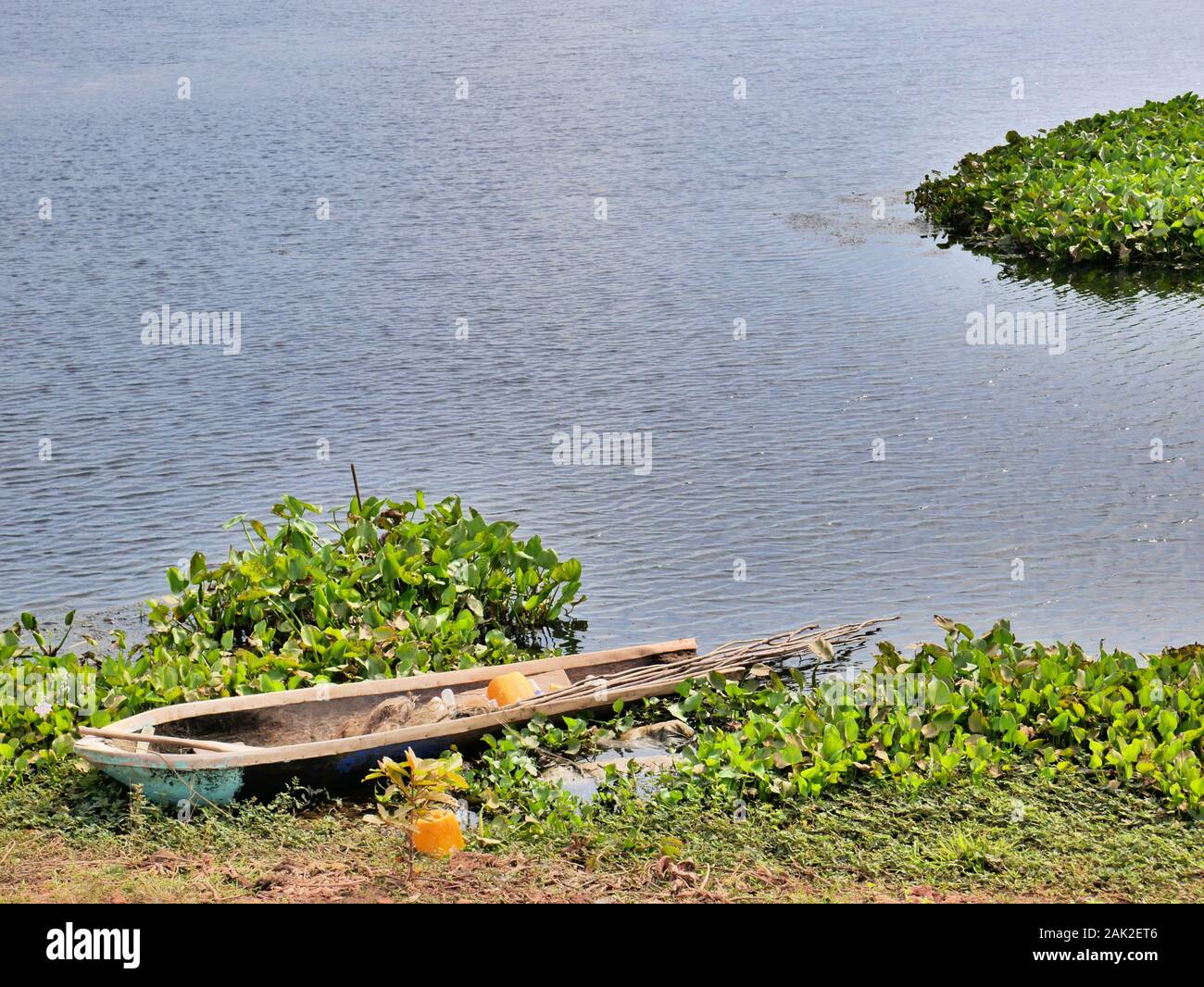 Un lac à Kampot, Cambodge Banque D'Images