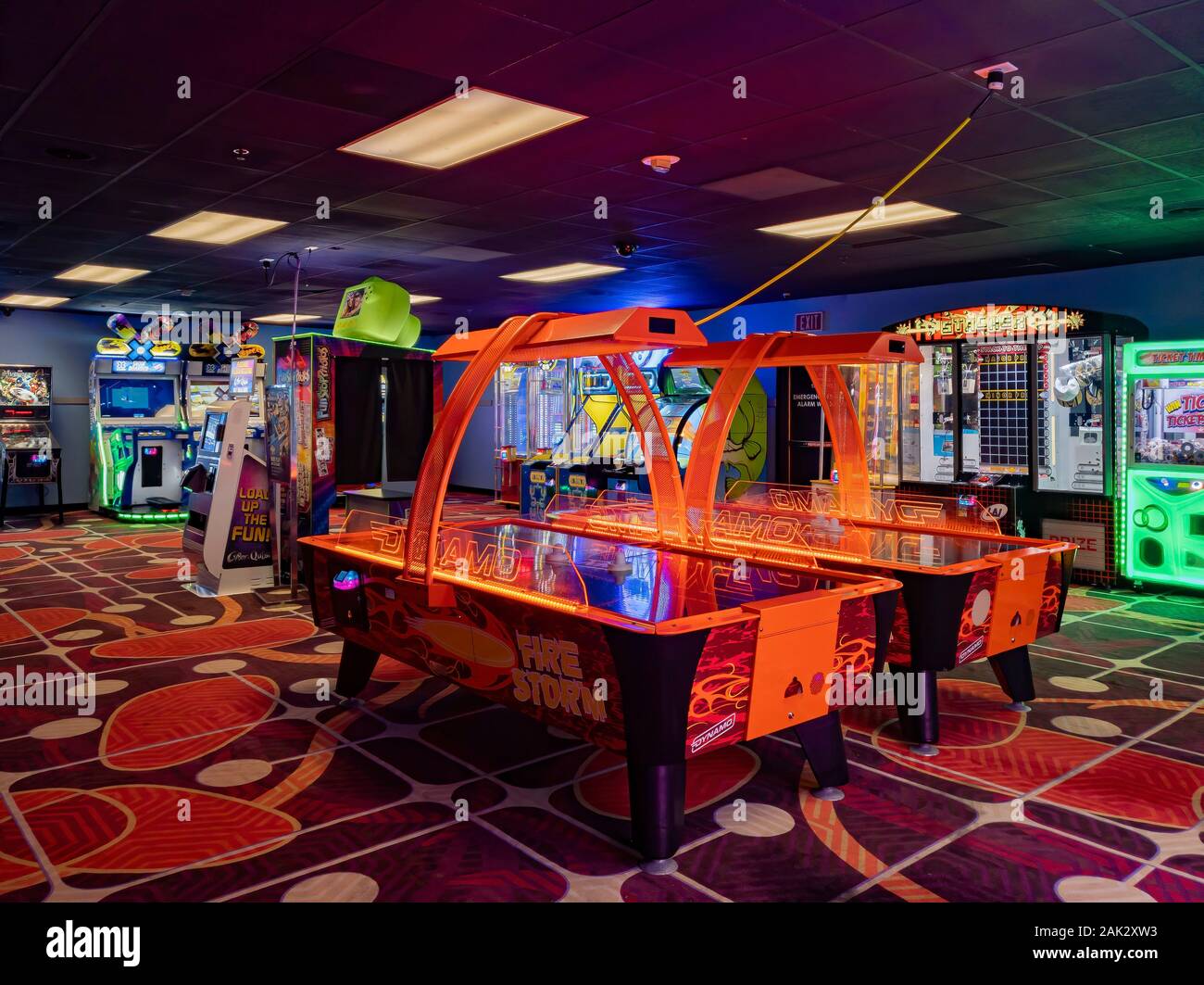 Las Vegas, JAN 3 : Zone de prises, bowling, centre de la célèbre Sunset Station Hotel and Casino le Jan 3, 2020 à Las Vegas, Nevada Banque D'Images
