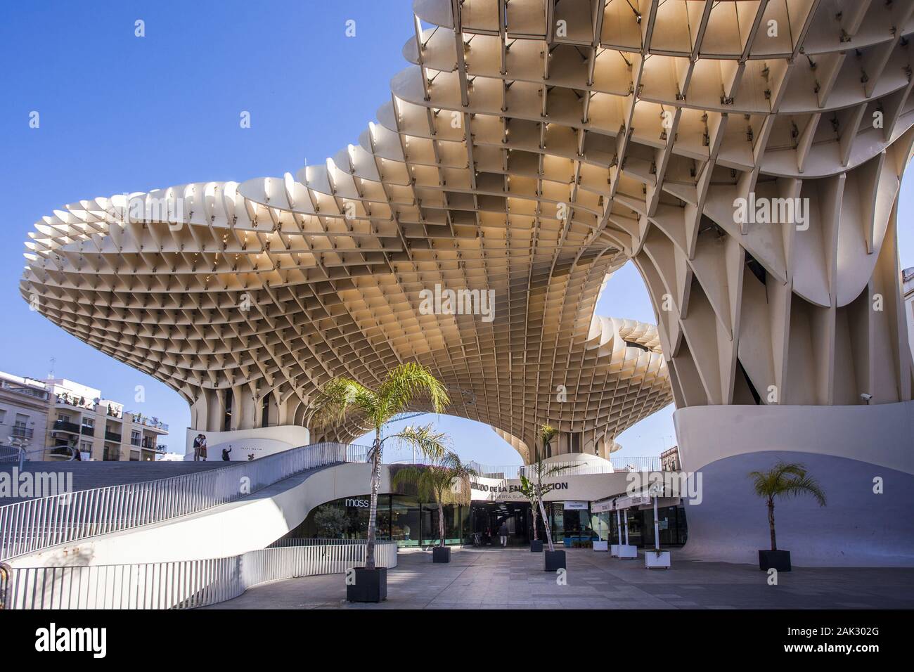 Provinz Sevilla Sevilla/Stadt : Metropol Parasol, spektakulaere Holzkonstruktion an der Plaza de la Encarnation, Andalusien | conditions dans le monde entier Banque D'Images