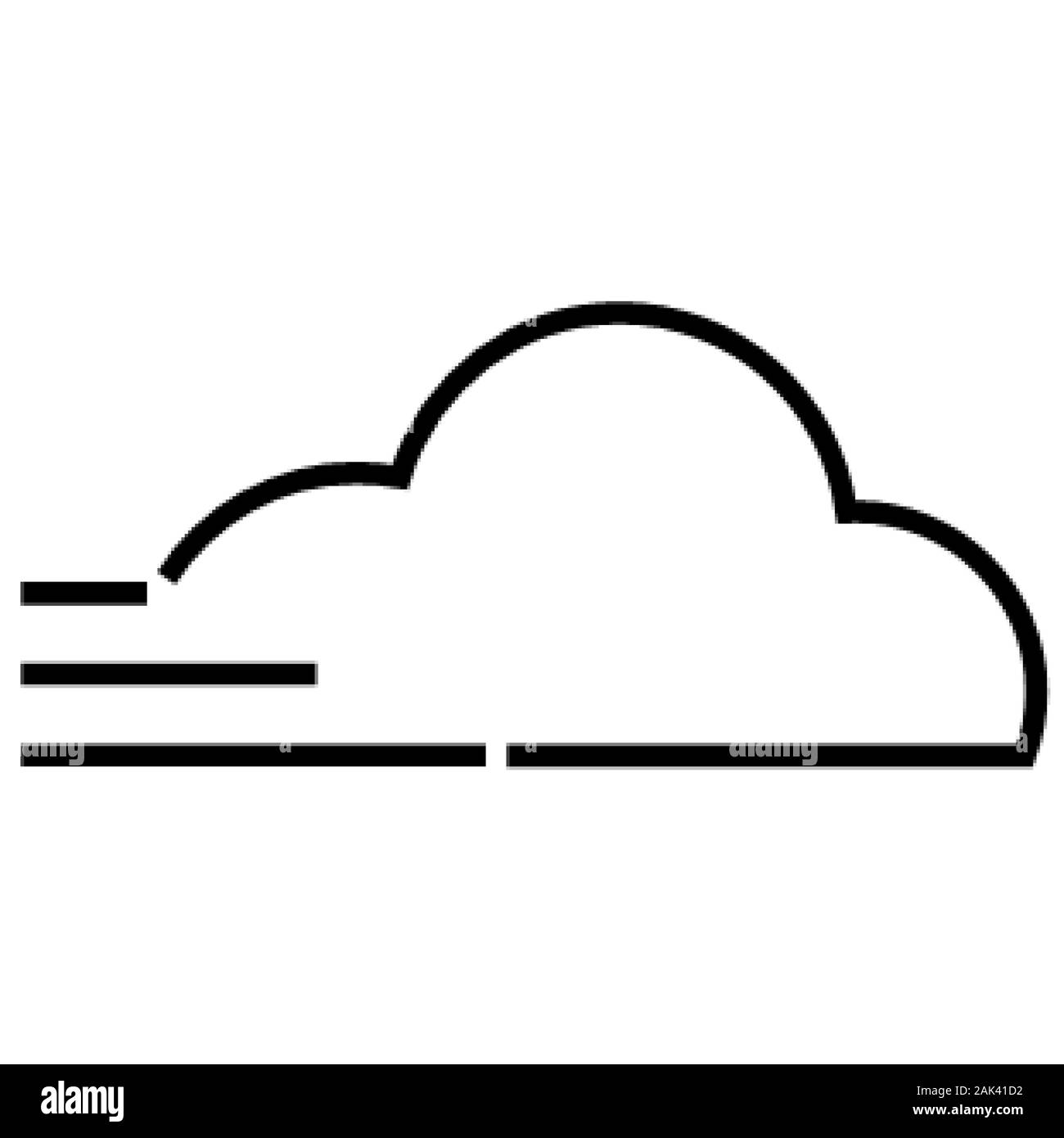 Brouillard de nuage Banque D'Images