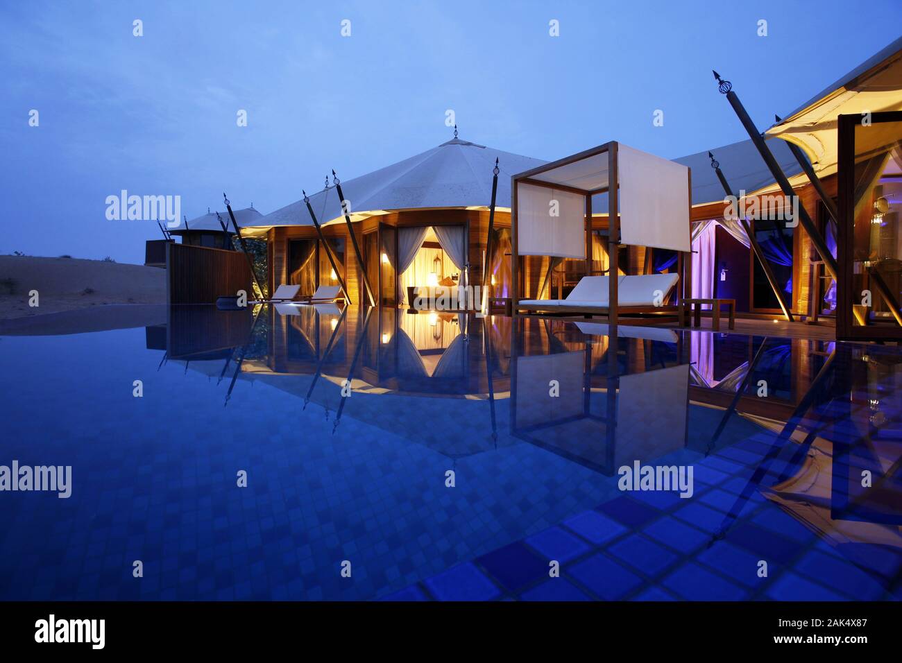 Emirat Ras Al Khaimah (RAK) Ain Villa im Wuestenresort Banyan Tree al