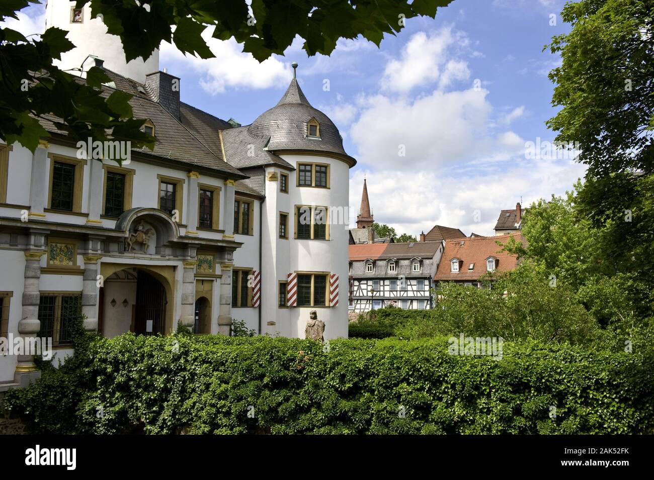 Frankfurt-höchst : Hoechster Haus in der Altstadt, Francfort | conditions dans le monde entier Banque D'Images