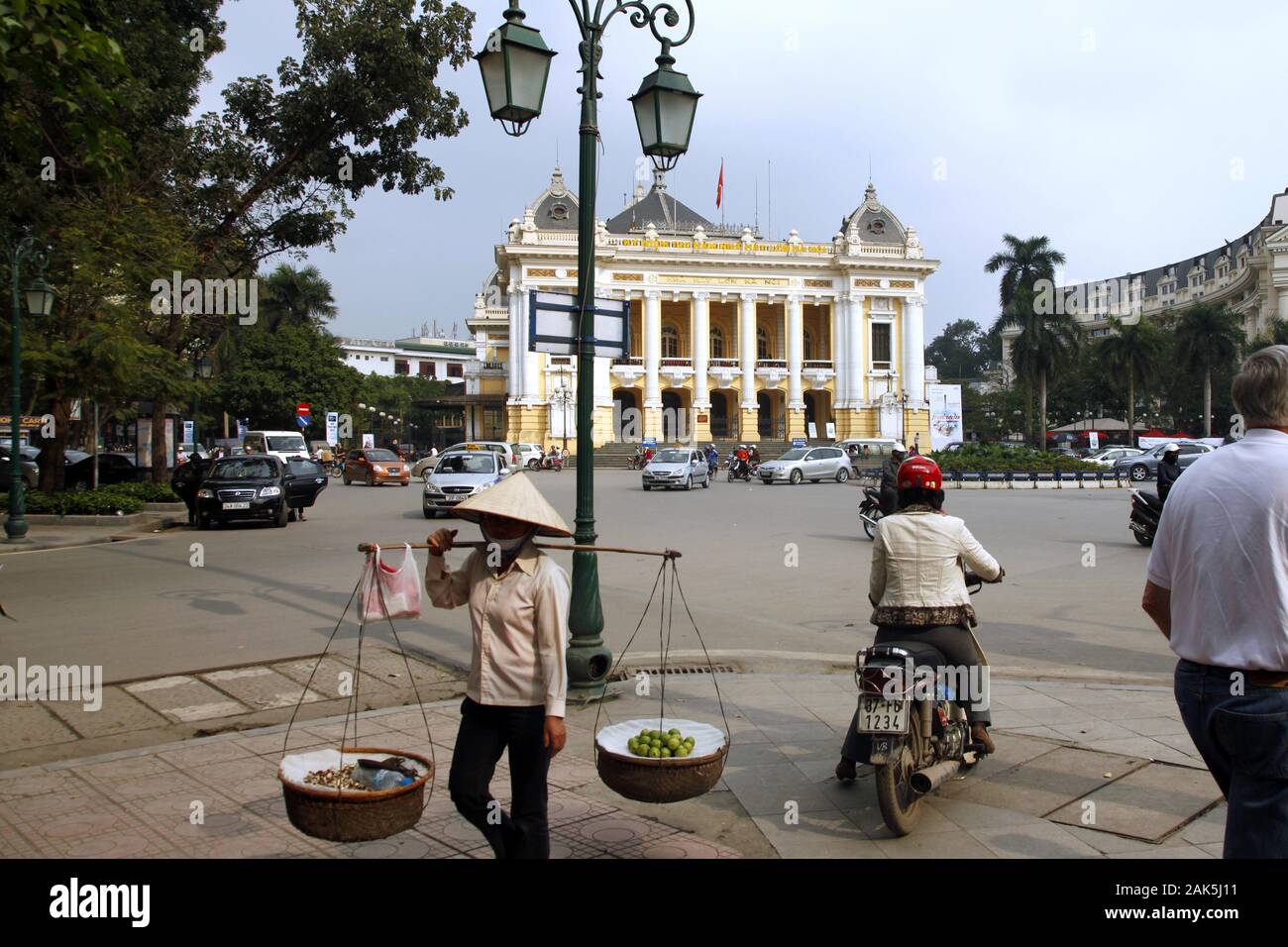 Hanoi : Alte Oper in der Altstadt, Viêt Nam | Le monde d'utilisation Banque D'Images