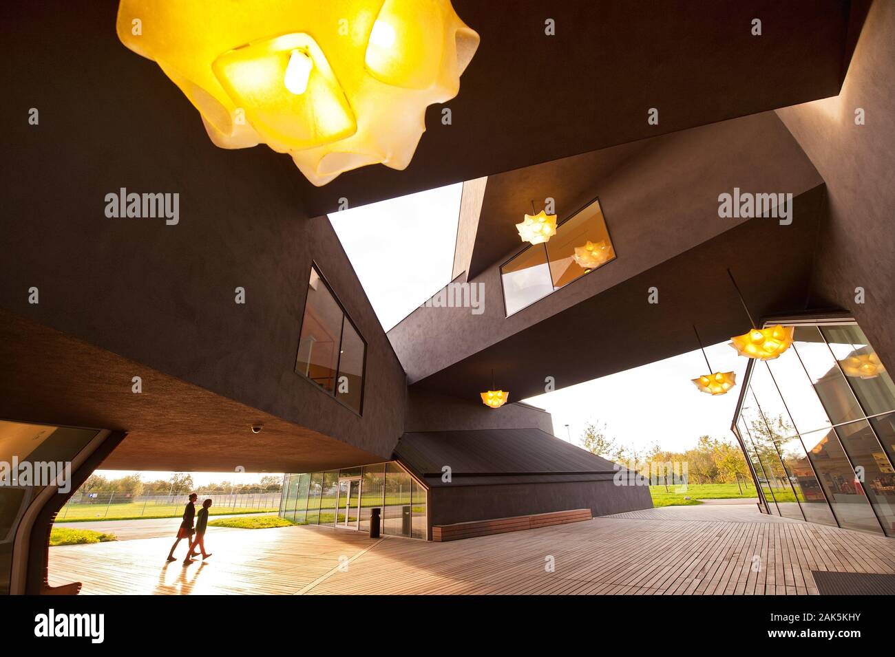 Weil am Rhein : Vitra Campus, von Showroom-Gebaeude Herzog & de Meuron Schwarzwald Suédois | conditions dans le monde entier Banque D'Images