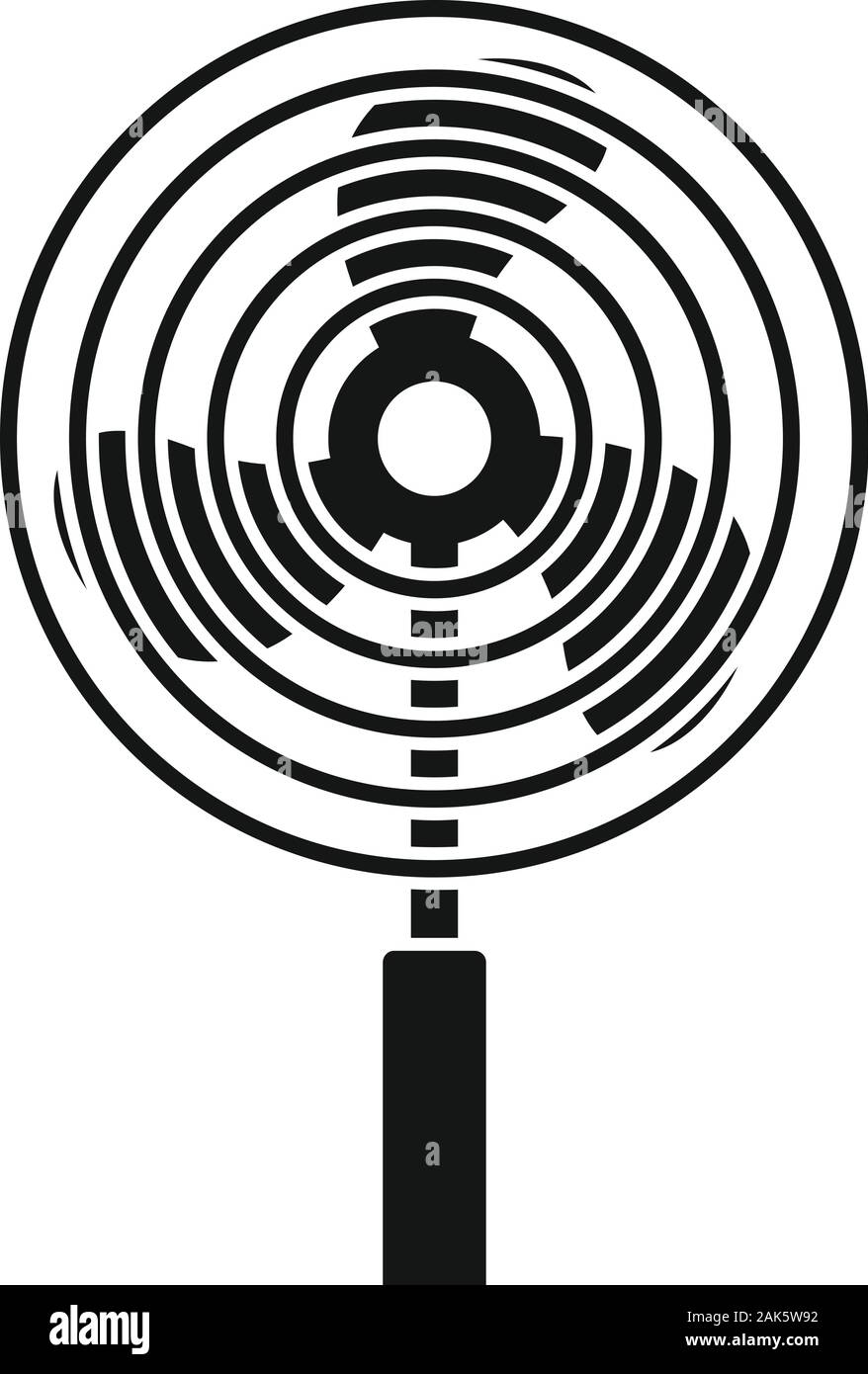 Protéger l'icône de la lame du ventilateur. Illustration simple de protéger l'icône vecteur lame du ventilateur pour la conception web isolé sur fond blanc Illustration de Vecteur