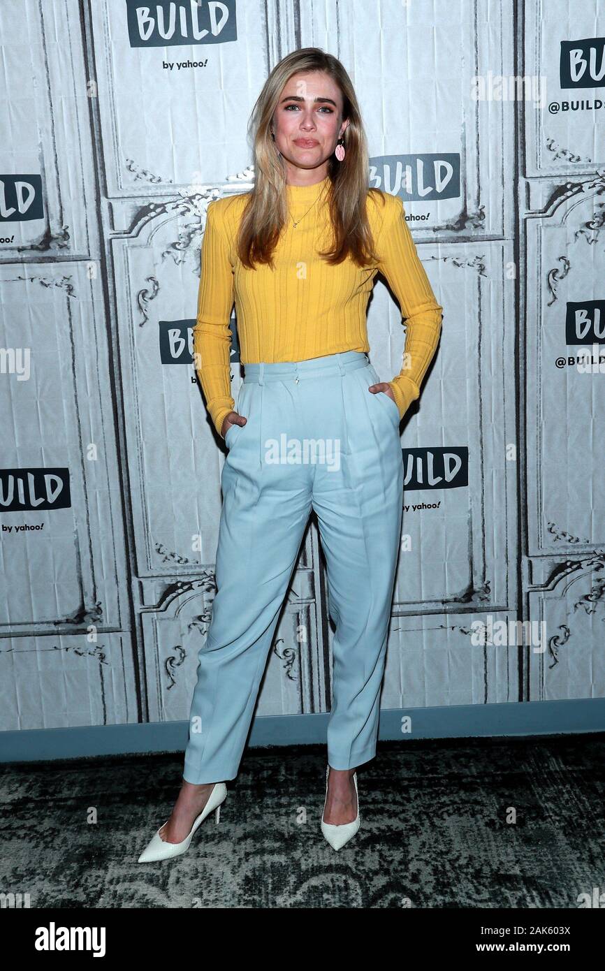 New York, NY, USA. 6 janvier, 2020. Melissa Roxburgh intérieur pour construire AOL Celebrity Series Candids - SUN, AOL Construire Series, New York, NY 6 Janvier, 2020. Crédit : Steve Mack/Everett Collection/Alamy Live News Banque D'Images