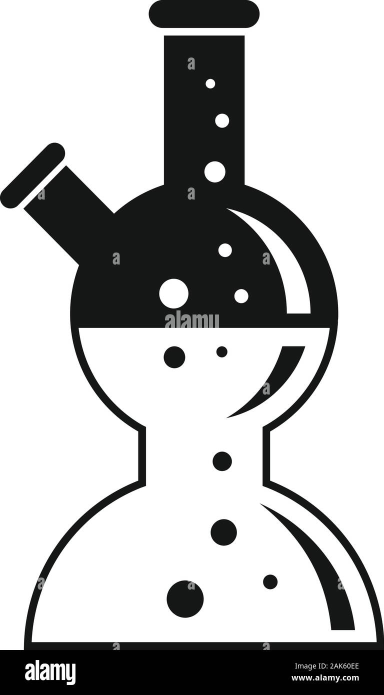 Laboratoire d'icône. Simple illustration de boiling pot laboratoire vector icône pour web design isolé sur fond blanc Illustration de Vecteur