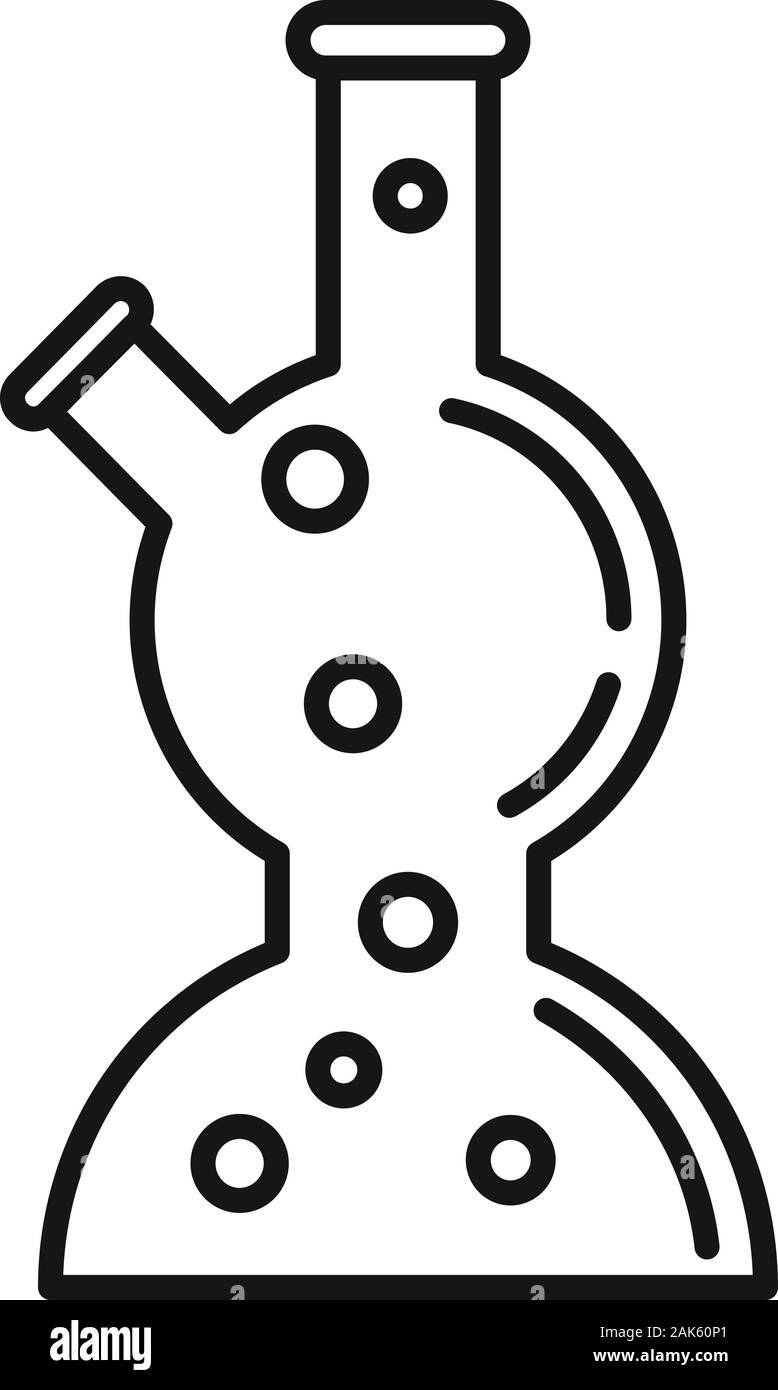 Laboratoire d'icône. Laboratoire d'ébullition aperçu l'icône vecteur pot pour la conception web isolé sur fond blanc Illustration de Vecteur