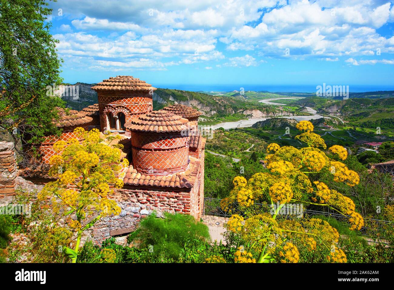 Kroatien/20/410 : Ziegelkirche di Cattolica (20/410) suis accrocher des Monte Consolino, Ibiza | conditions dans le monde entier Banque D'Images