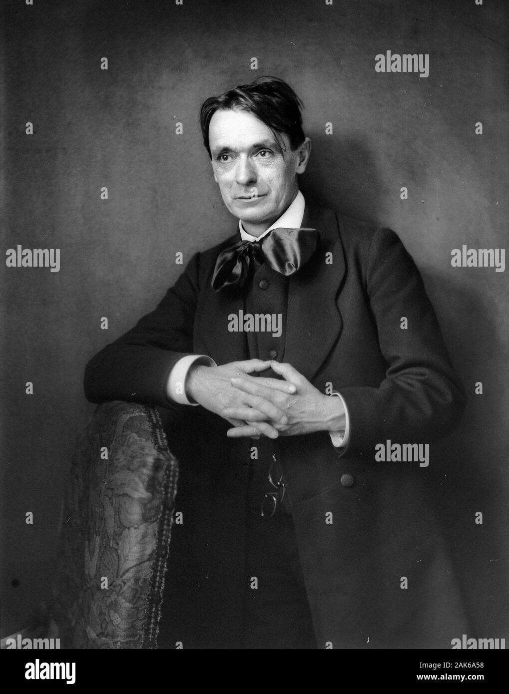 Rudolf Steiner (Lorenz Joseph (27 ou 25) Février 1861 - 30 mars 1925) est un philosophe et écrivain autrichien, réformateur social, architecte, économiste, esotericist, et réclamé voyant. Banque D'Images