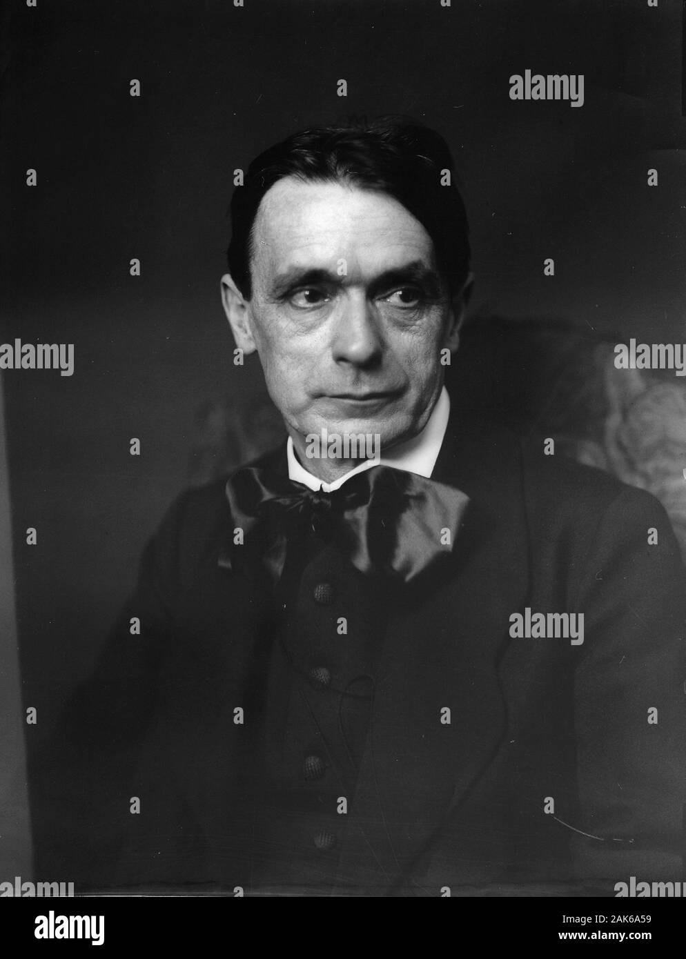 Rudolf Steiner (Lorenz Joseph (27 ou 25) Février 1861 - 30 mars 1925) est un philosophe et écrivain autrichien, réformateur social, architecte, économiste, esotericist, et réclamé voyant. Banque D'Images