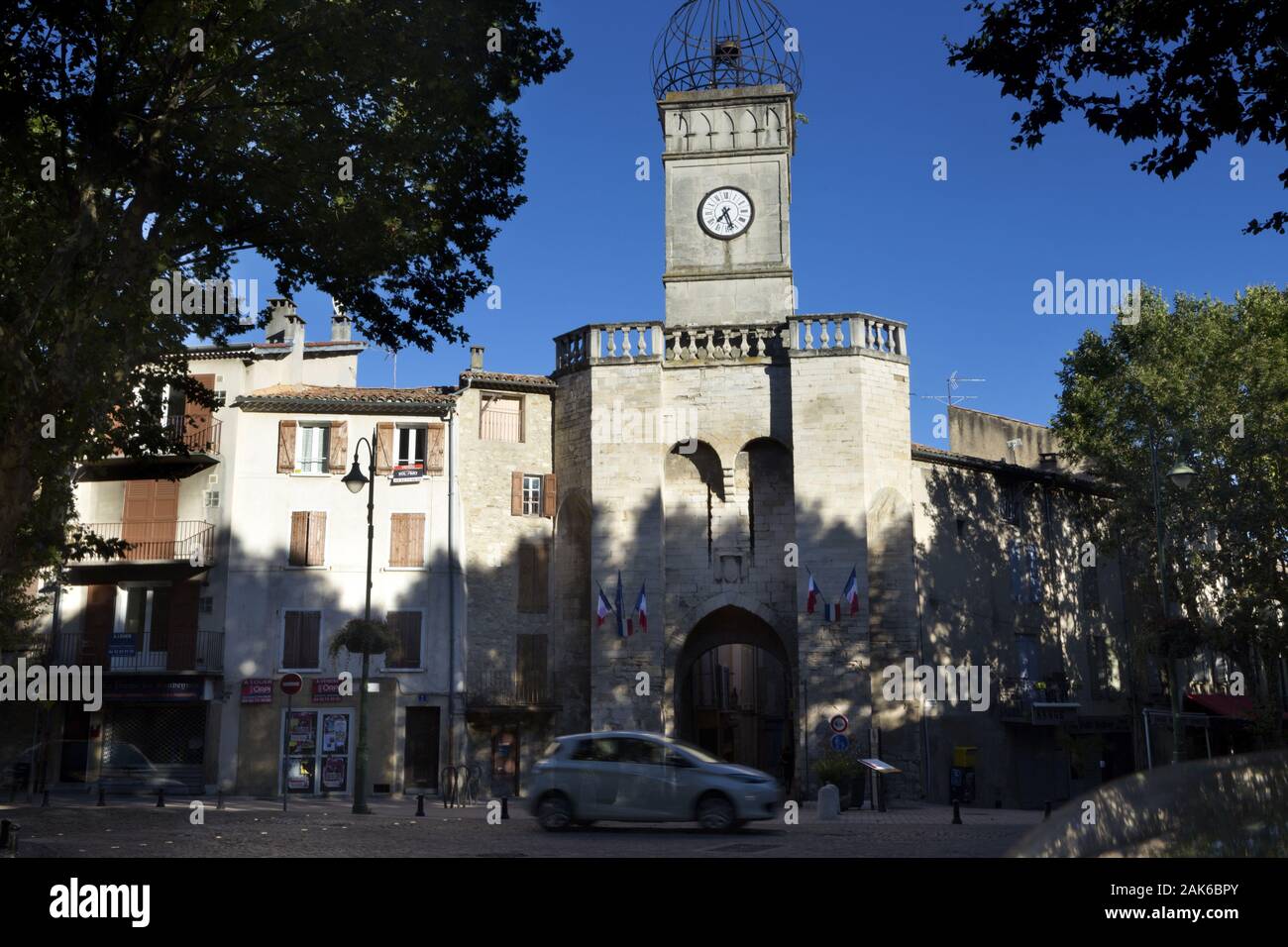 Manosque : noerdliches "Stadttor Porte du Soubeyran', Provence | Le monde d'utilisation Banque D'Images