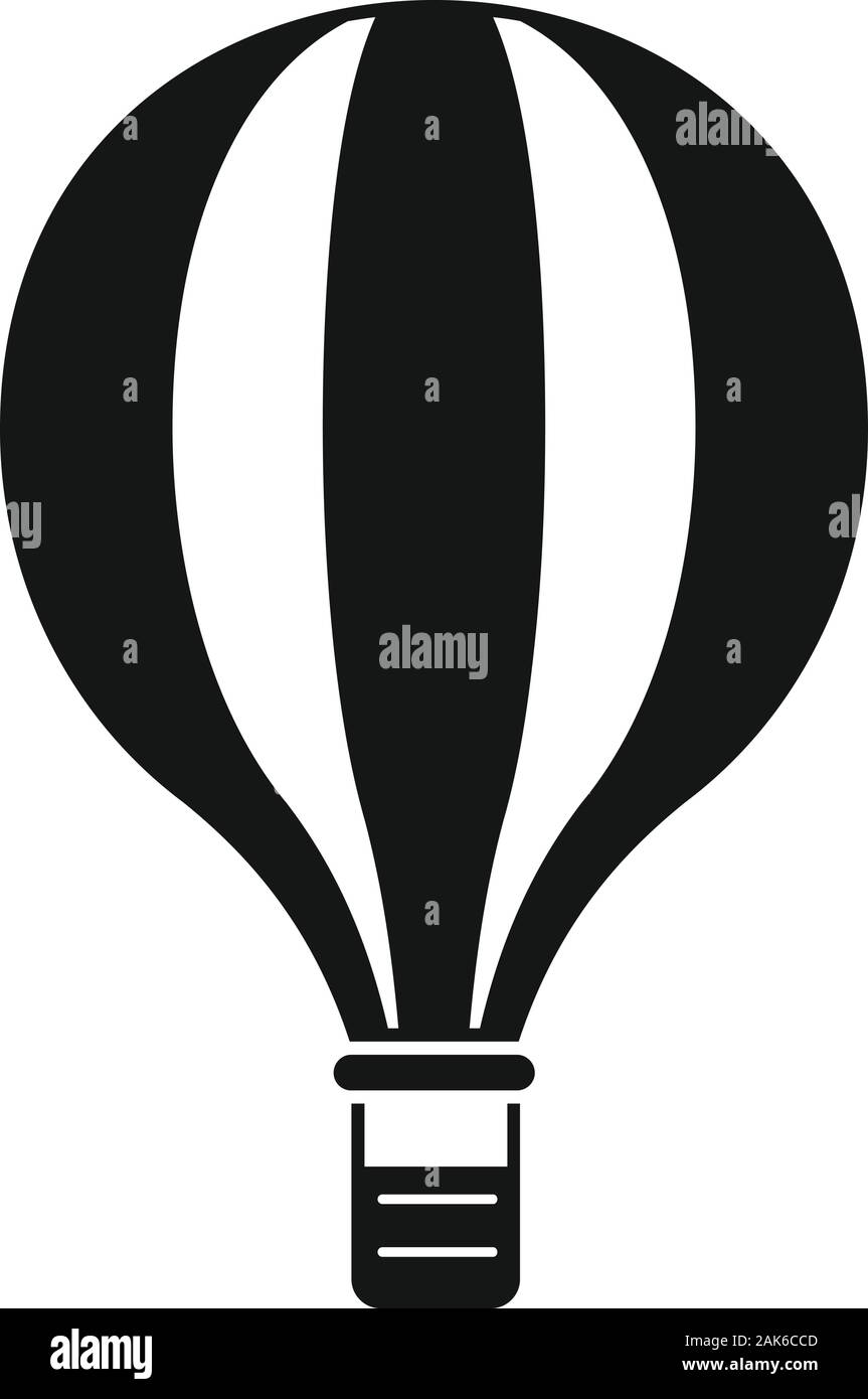 Carnival Air Balloon icône. Simple illustration de Carnival Air Balloon icône vecteur pour la conception web isolé sur fond blanc Illustration de Vecteur