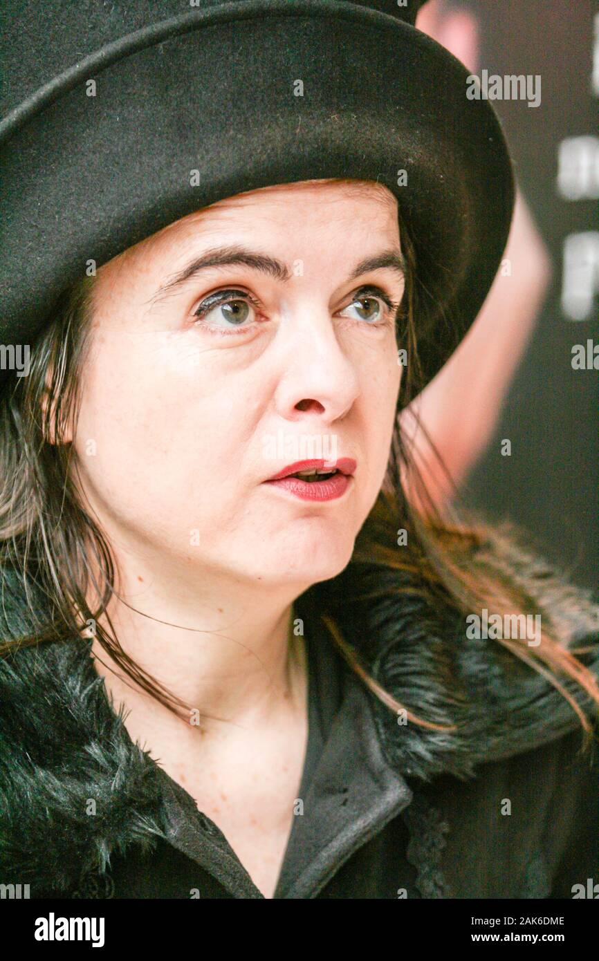 Amélie Nothomb, Foire du livre. Bruxelles. 07/03/2009 Banque D'Images