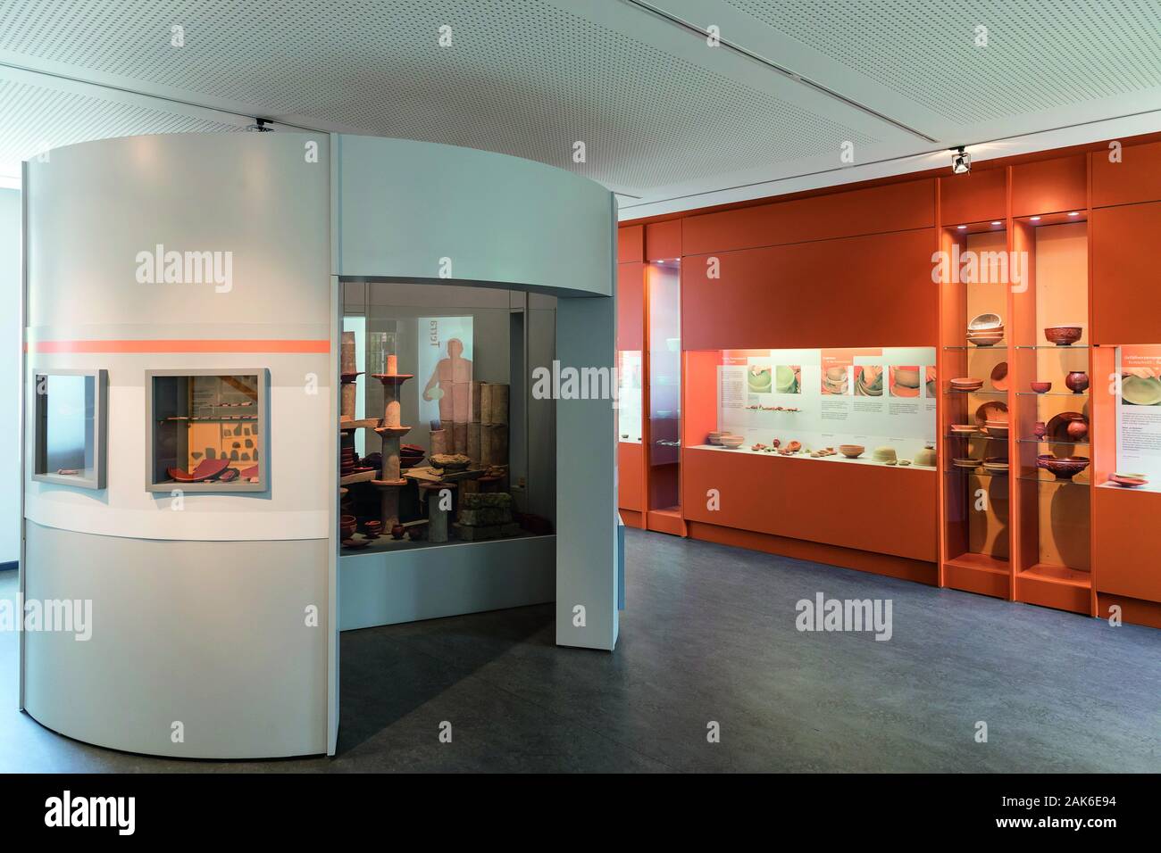 Rheinzabern : Musée terra sigillata, Pfalz | conditions dans le monde entier Banque D'Images