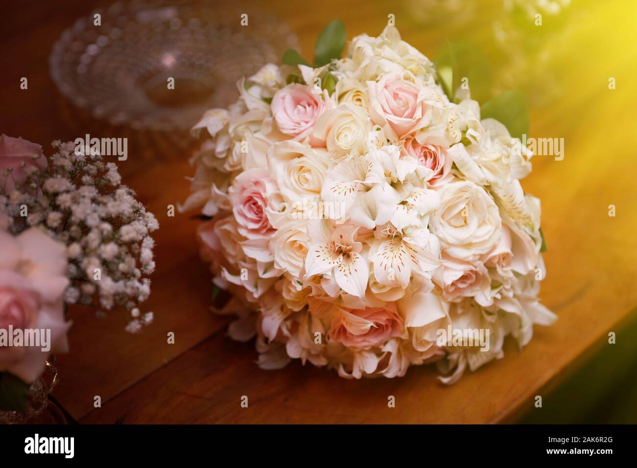 Bouquet de fleurs de mariage Mariage Décoration de mariage - Banque D'Images
