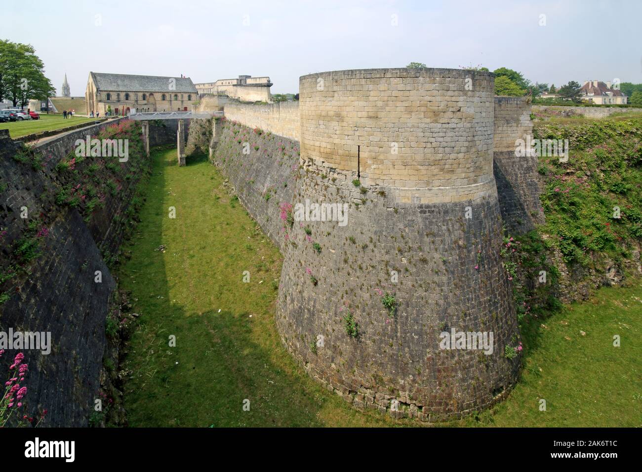 Caen : Burg (Château de Caen), beherbergt heute die Museen und Musée des Beaux Arts, Musée de Normandie Normandie | conditions dans le monde entier Banque D'Images