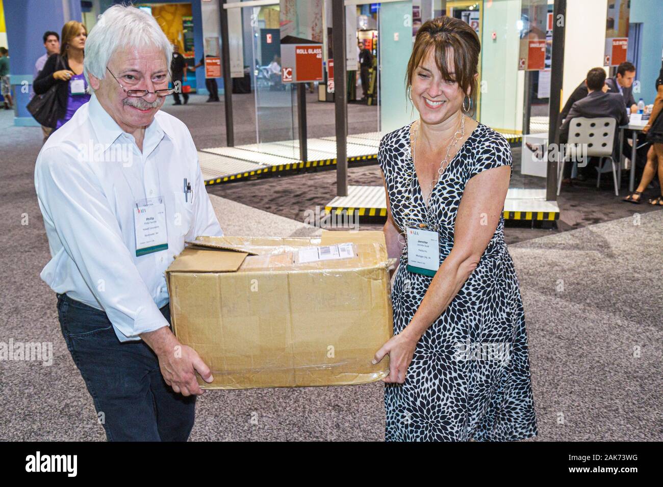 Miami Beach Florida,Miami Beach Convention Center,centre,AIA,American Institute of Architects,National Convention,exposant,vendeur vendeurs,STAL Banque D'Images