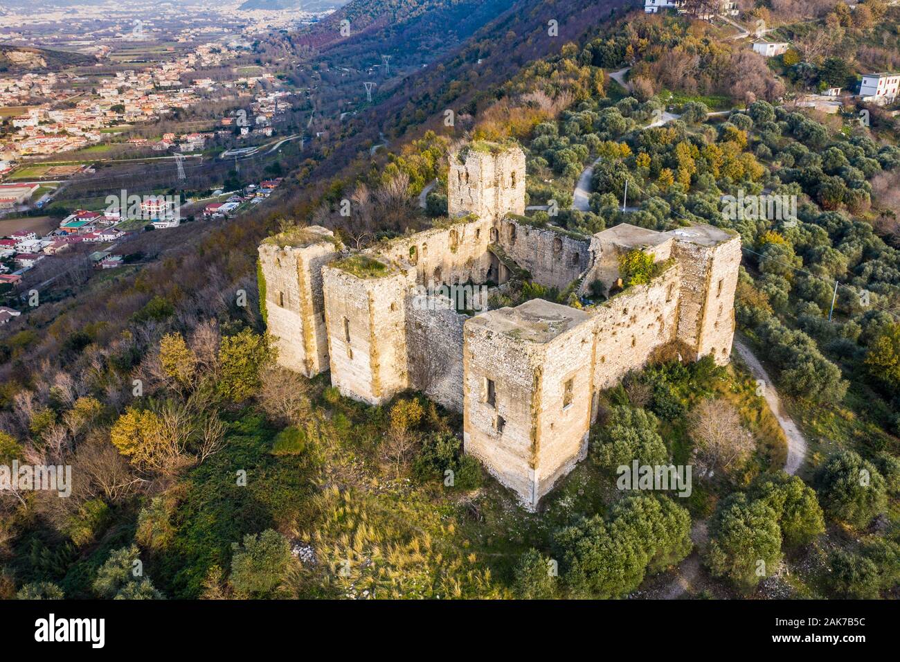 Castello Del matinale, San Felice a Cancello, Casserta, Italie Banque D'Images