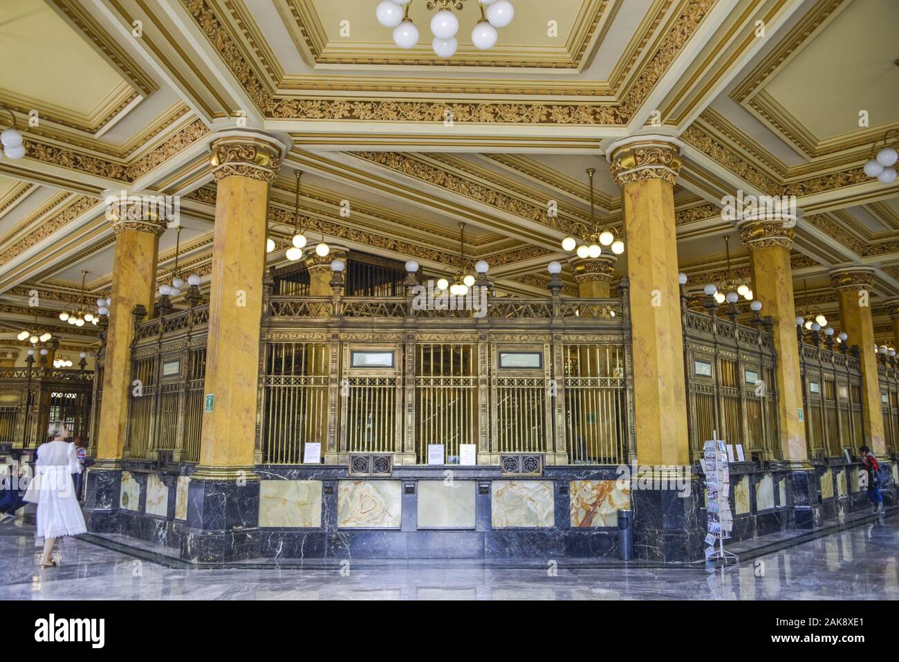 Palacio de Correos de Mexico, Mexico City, Mexique Banque D'Images