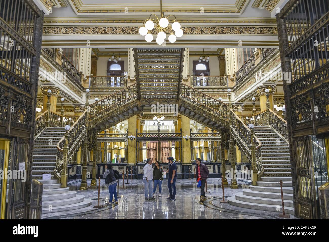 Palacio de Correos de Mexico, Mexico City, Mexique Banque D'Images
