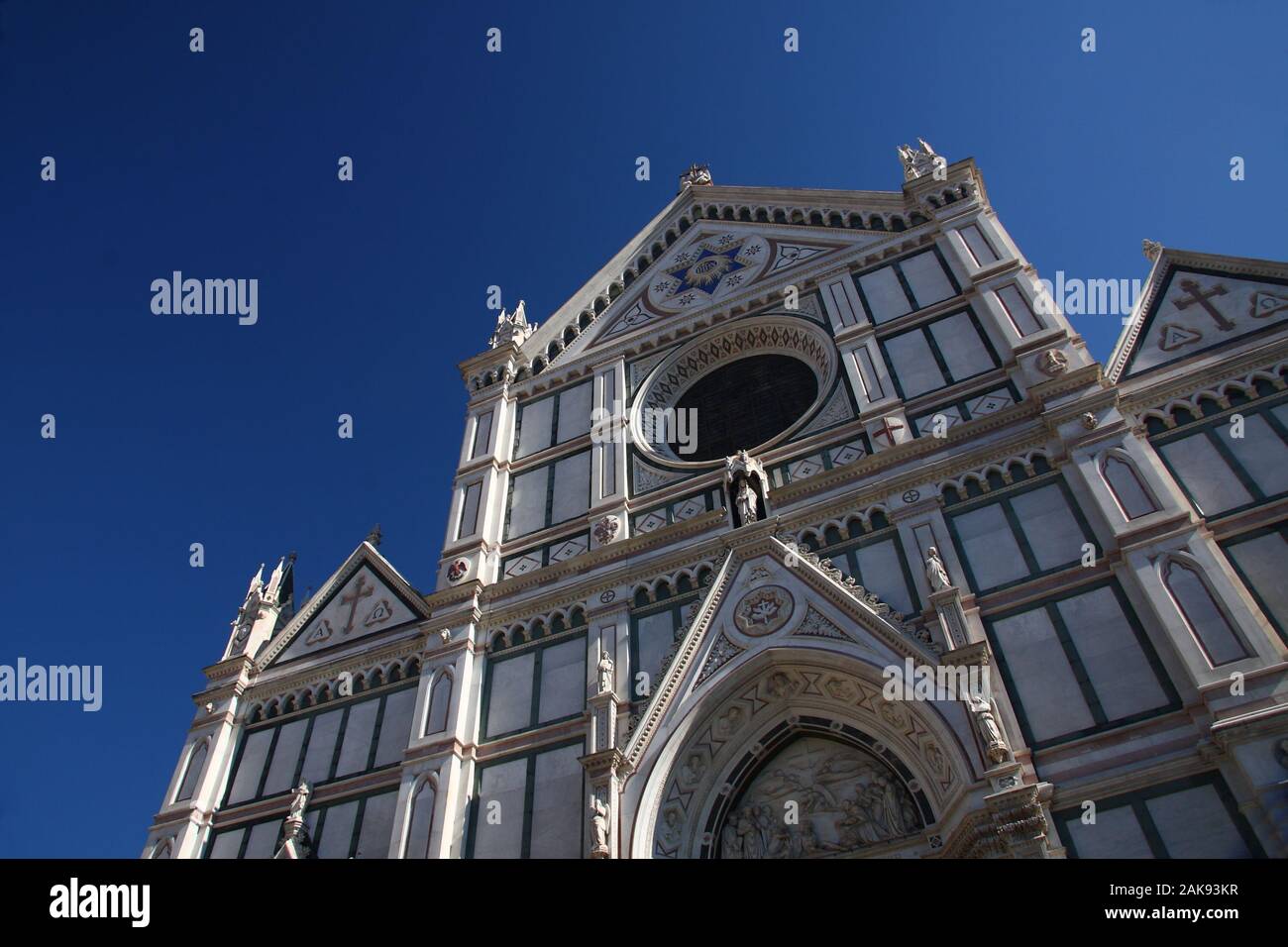 L'église de Santa Croce à Florence, en Italie Banque D'Images
